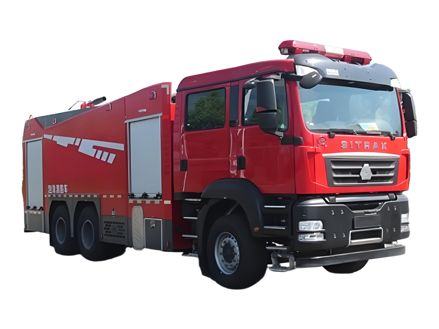 汕德卡12.8噸泡沫消防車(chē)
