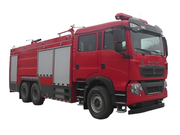 豪沃10噸干粉泡沫聯(lián)用消防車